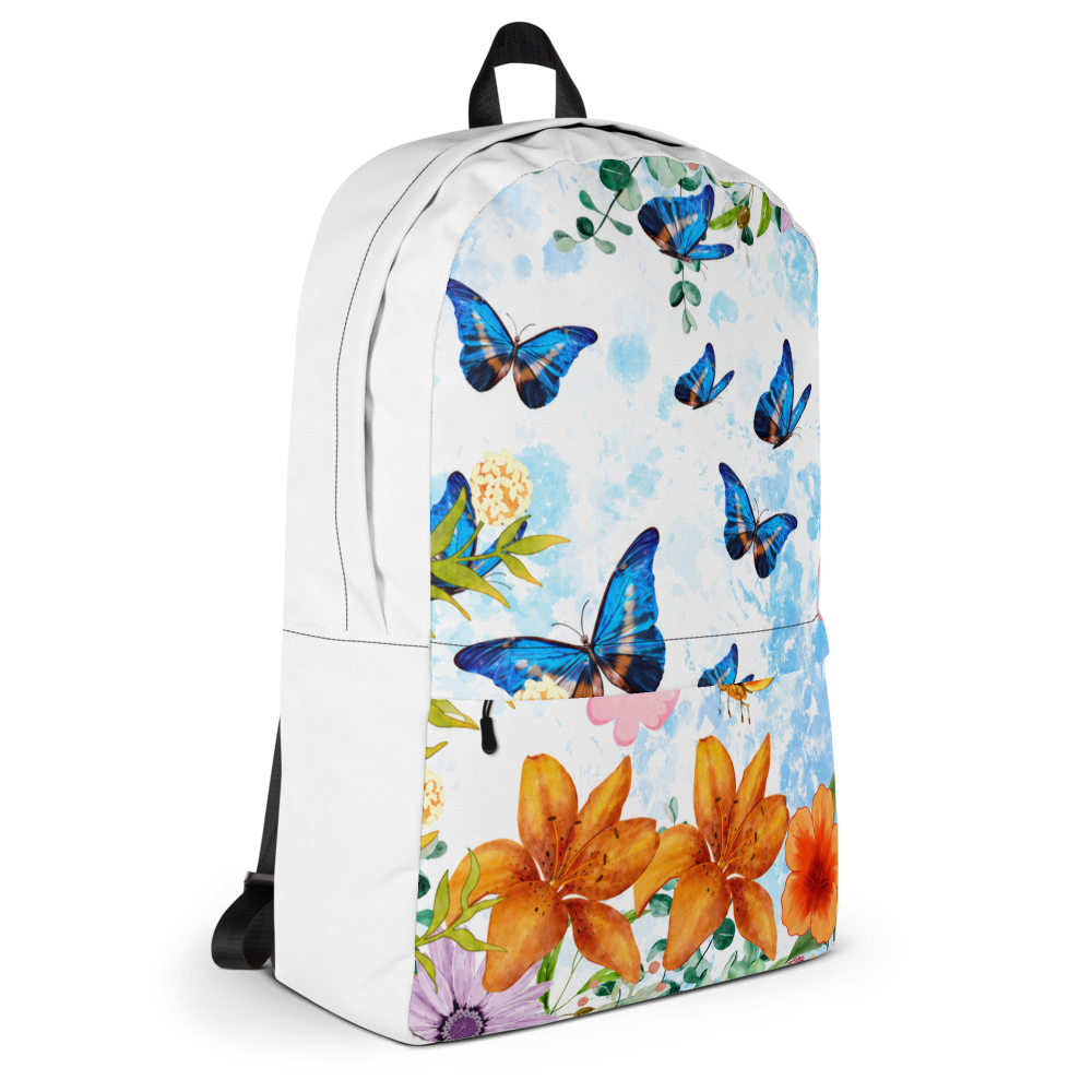 Butterfly Garden Floral Backpack thumbnail 4