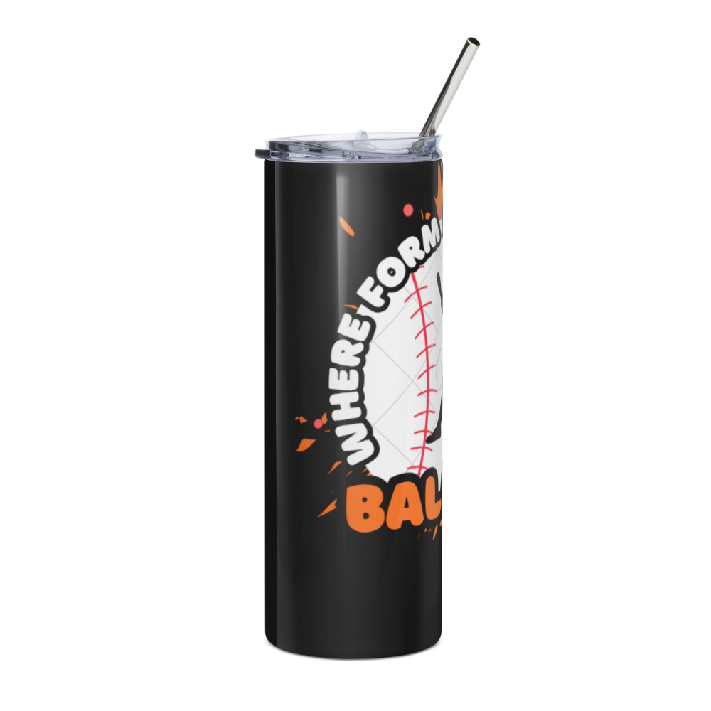 Farm Meets Balance Baseball Tumbler  thumbnail 4