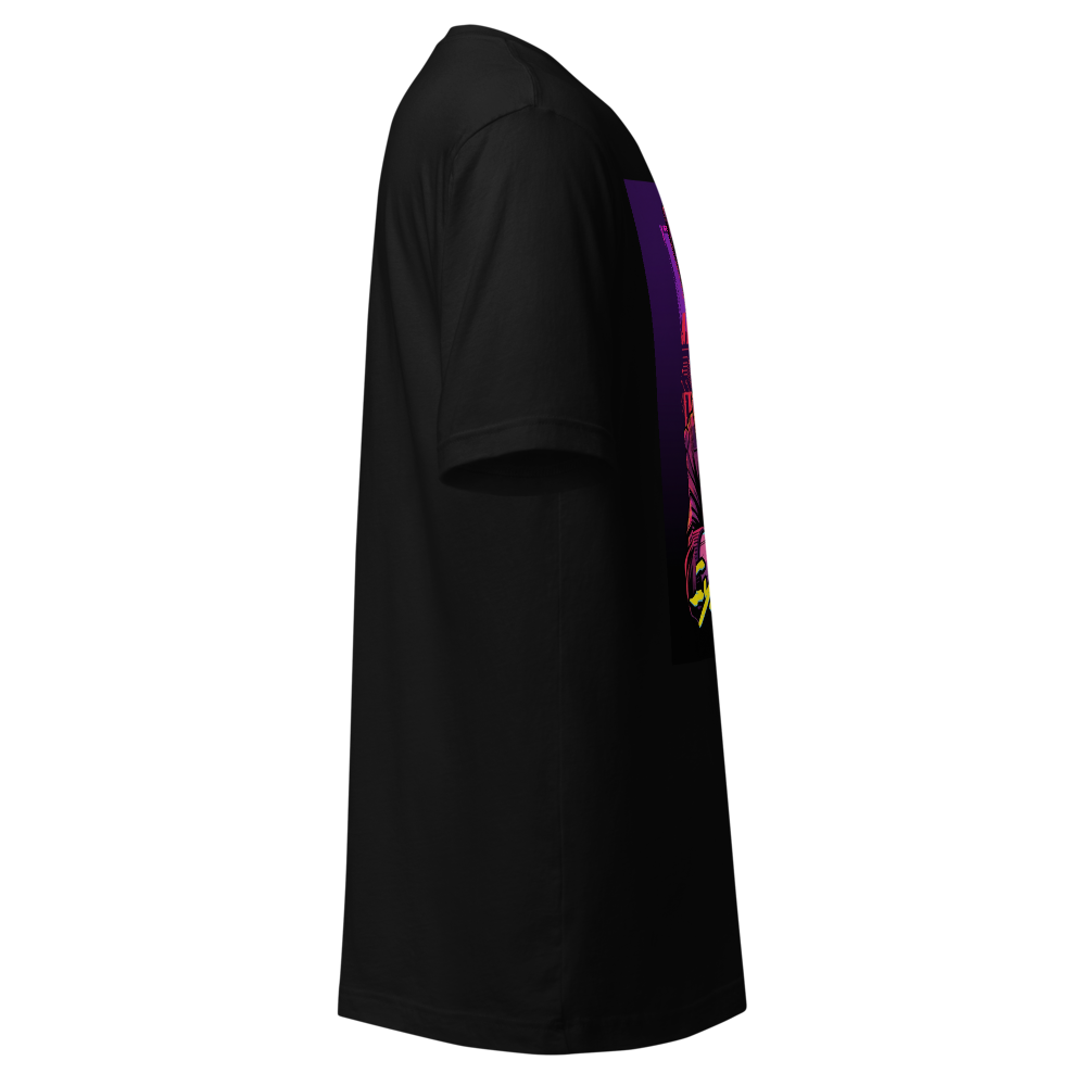 Cyberpunk Graphic Black Cotton T-Shirt thumbnail 4