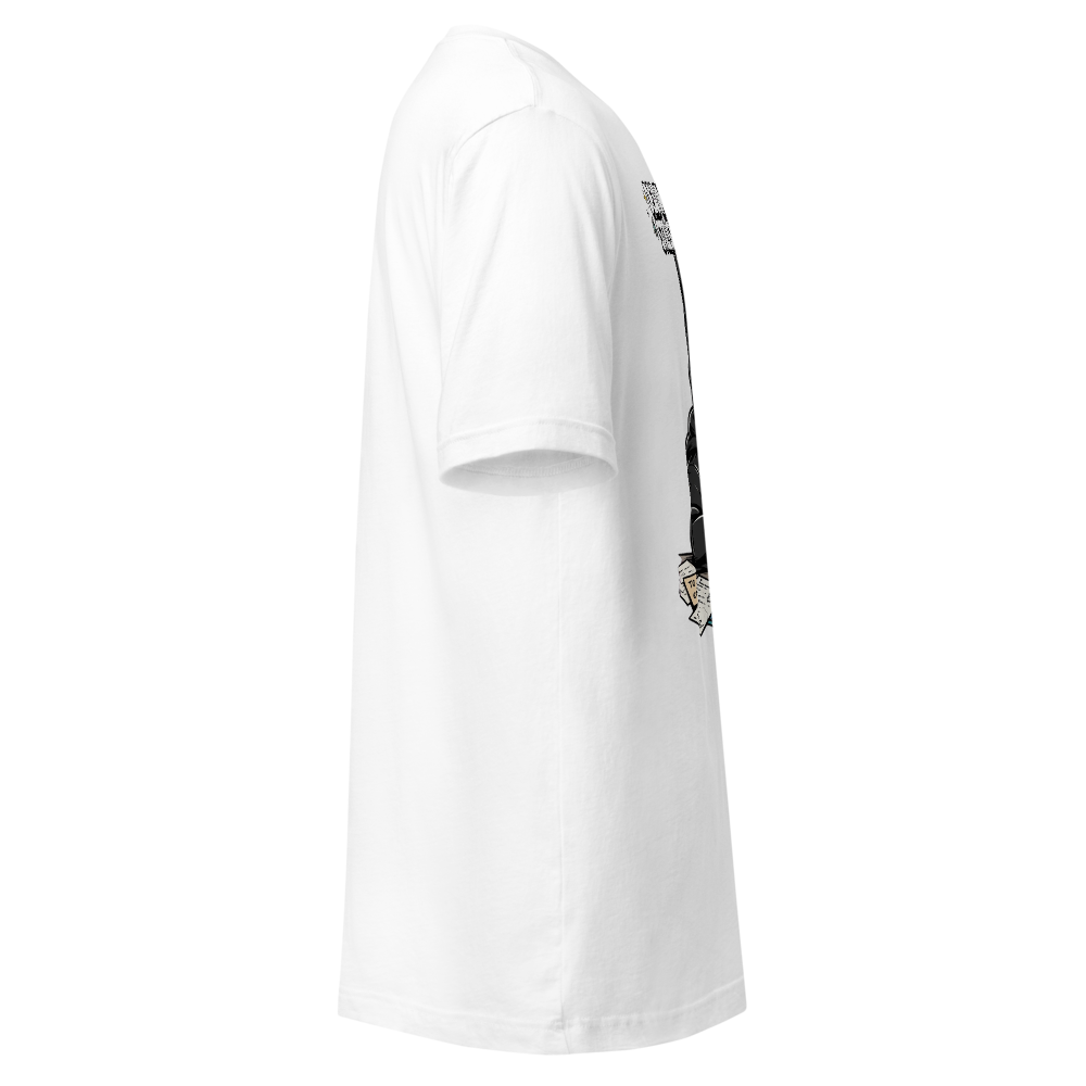 DEAD INSIDE BUT SHOWED UP Funny Skeleton Tee thumbnail 4