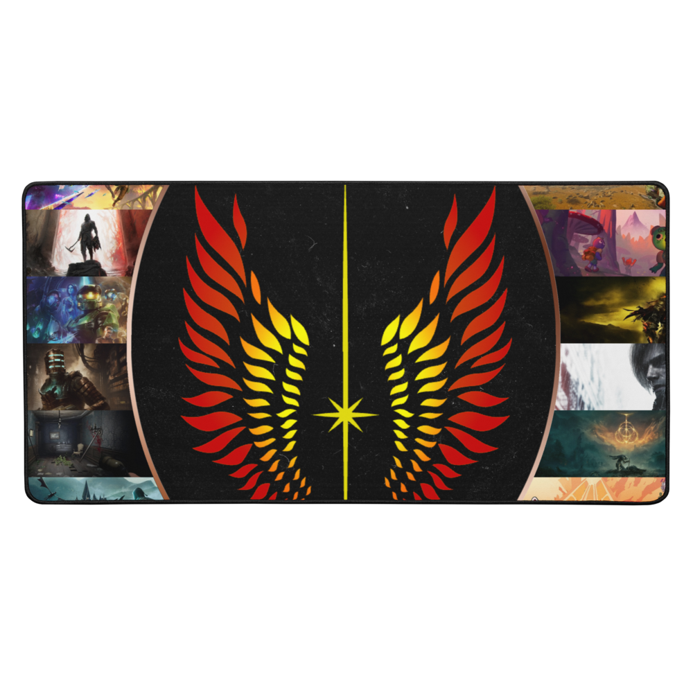Crimson Wings Mouse Pad