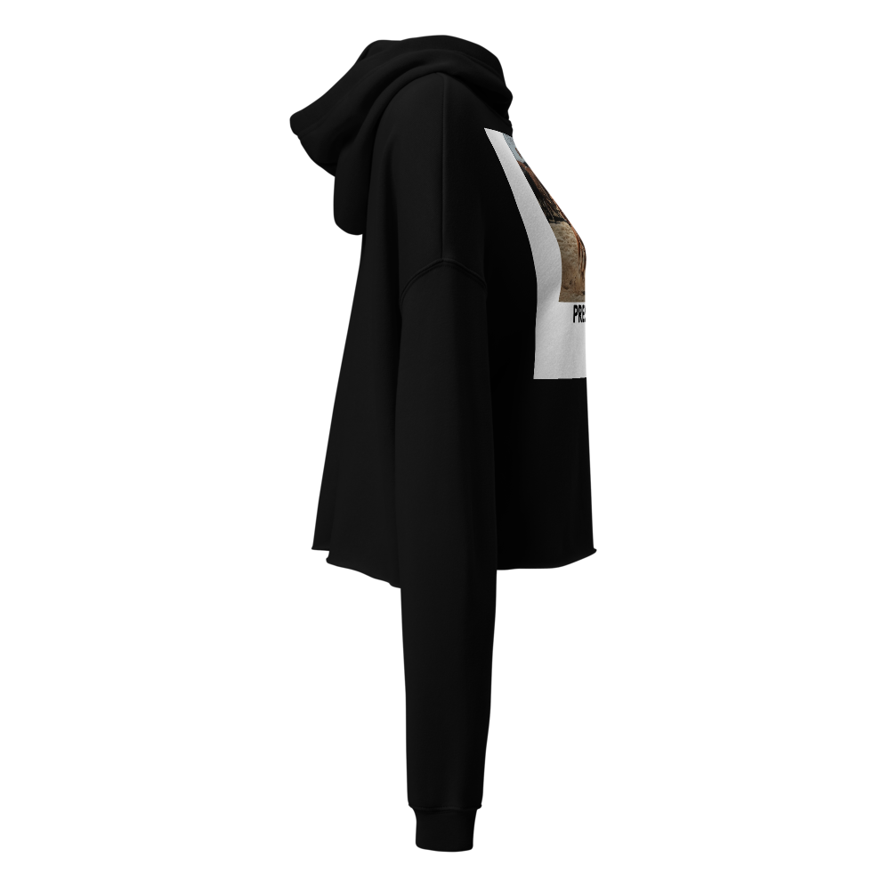 Women's cropped hoodie festival wearing  thumbnail 3
