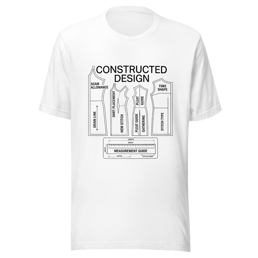 Constructed Design Sewing Pattern T-Shirt thumbnail 2