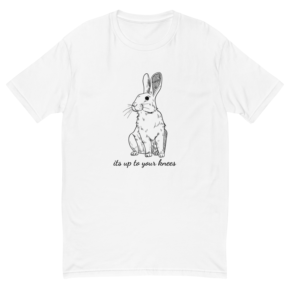 Rabbit Hole "its up to your knees" T-Shirt thumbnail 5