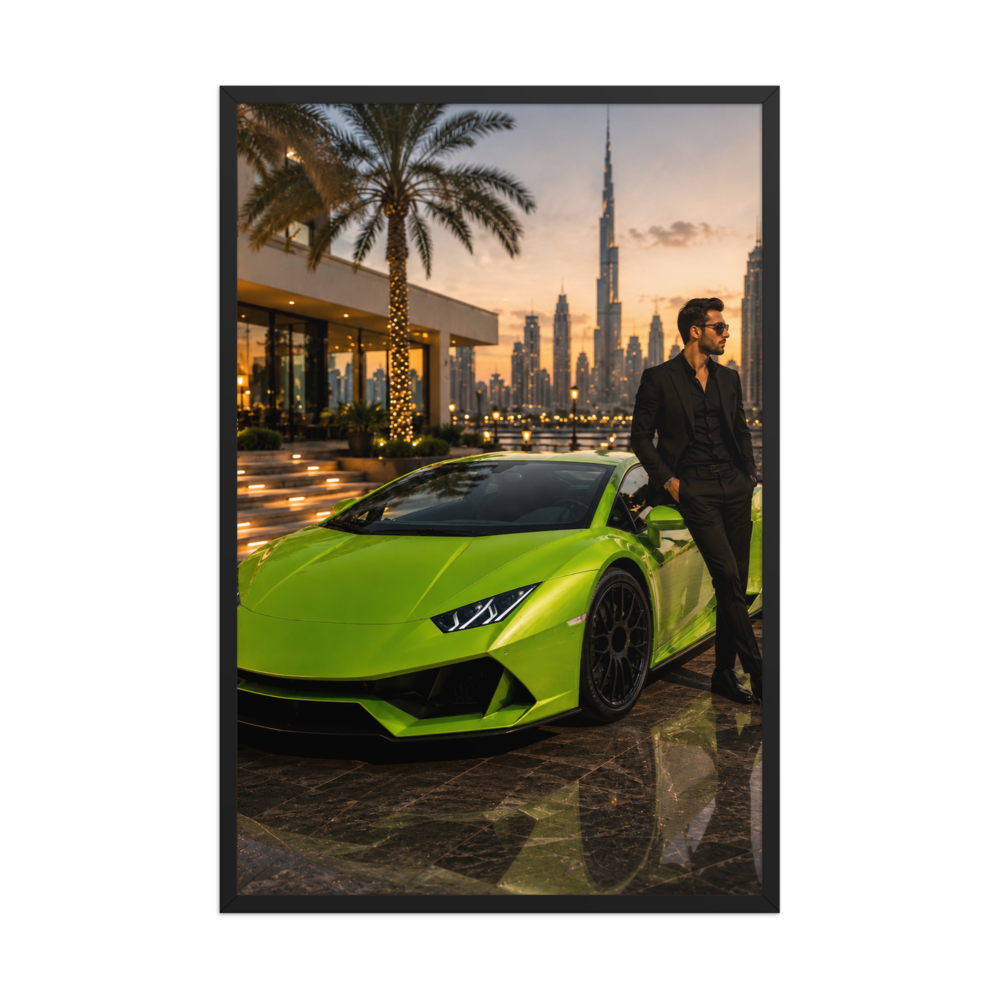 Luxury Lamborghini in Dubai Poster thumbnail 2