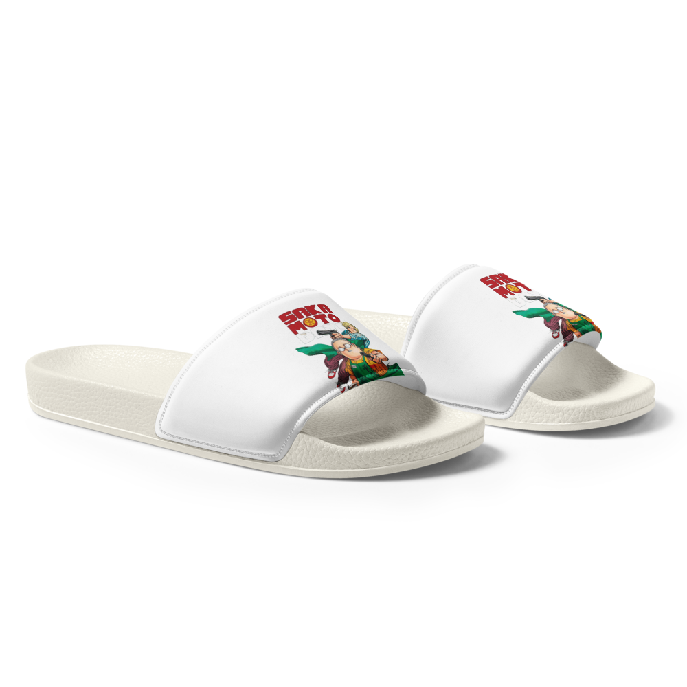 These white custom women's slides feature a playfu thumbnail 3