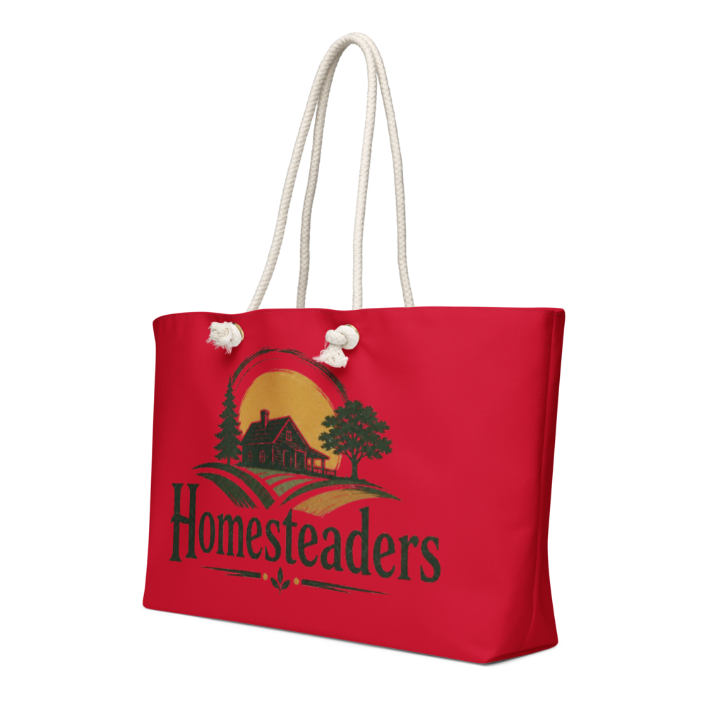Homesteaders Weekender Bag | Farm Life Travel Tote thumbnail 2