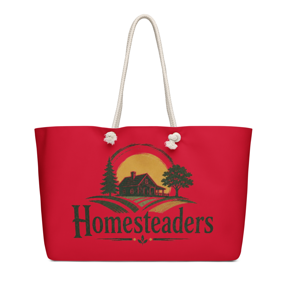Homesteaders Weekender Bag | Farm Life Travel Tote thumbnail 4