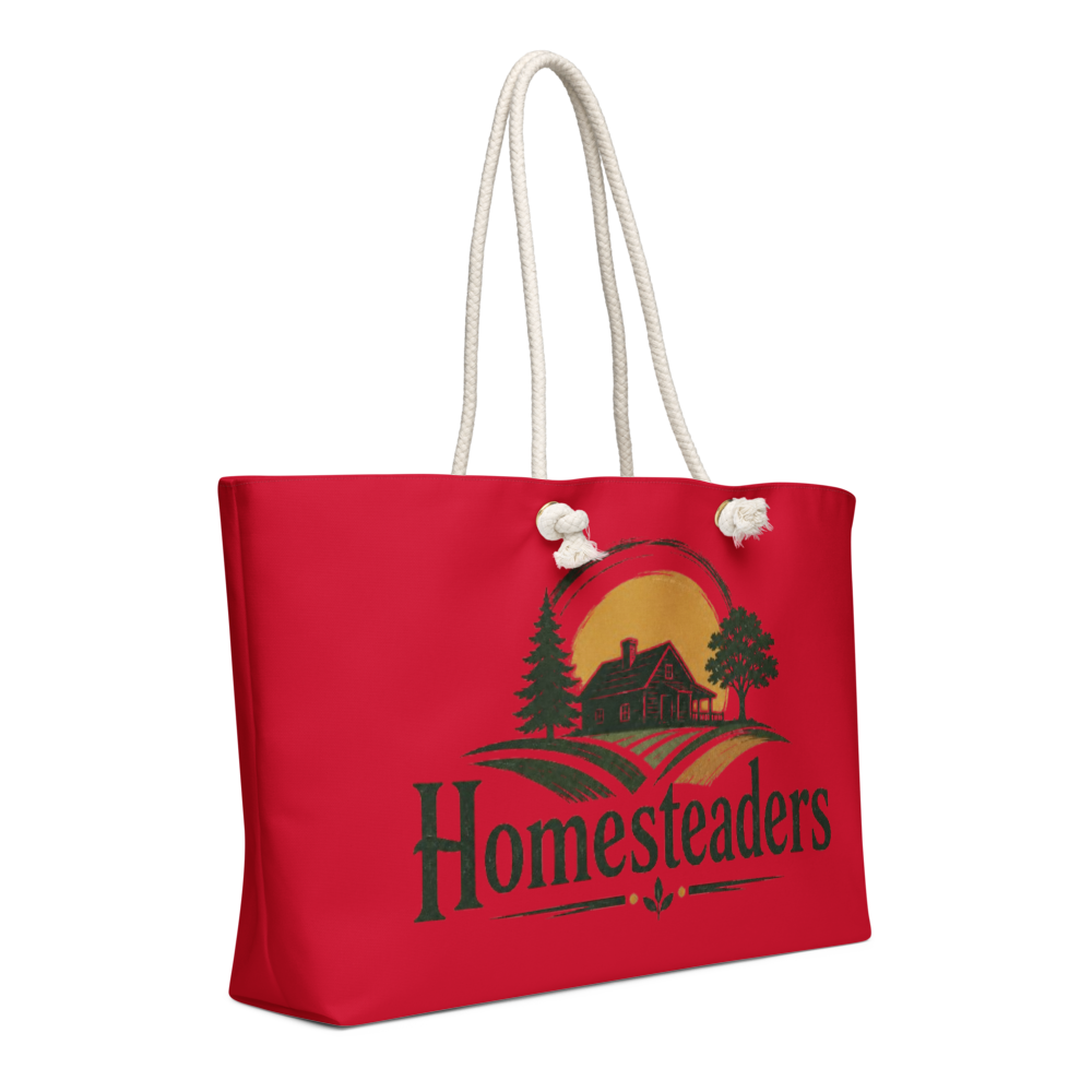 Homesteaders Weekender Bag | Farm Life Travel Tote thumbnail 3