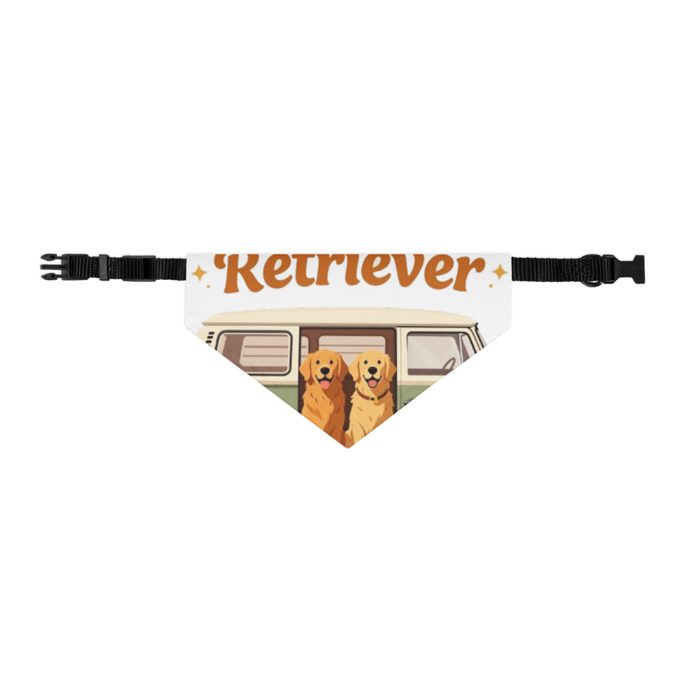 70s Retro Van Life Golden Retriever Vintage Dog  thumbnail 2