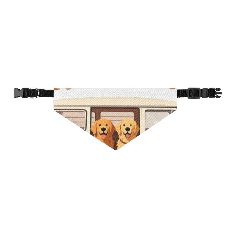 70s Retro Van Life Golden Retriever Vintage Dog  thumbnail 3