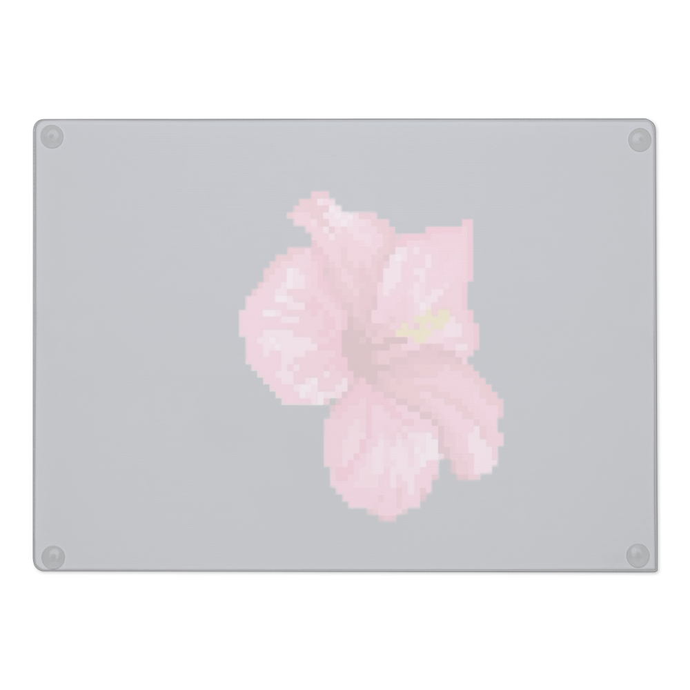 Vibrant Pink Hibiscus Floral Door Mat thumbnail 2