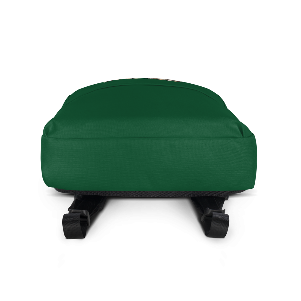 Minimalist Emerald Green Drawstring Backpack thumbnail 5