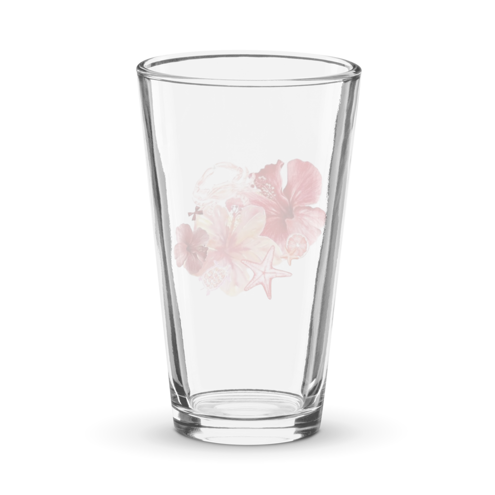 Floral Pint Glass thumbnail 2