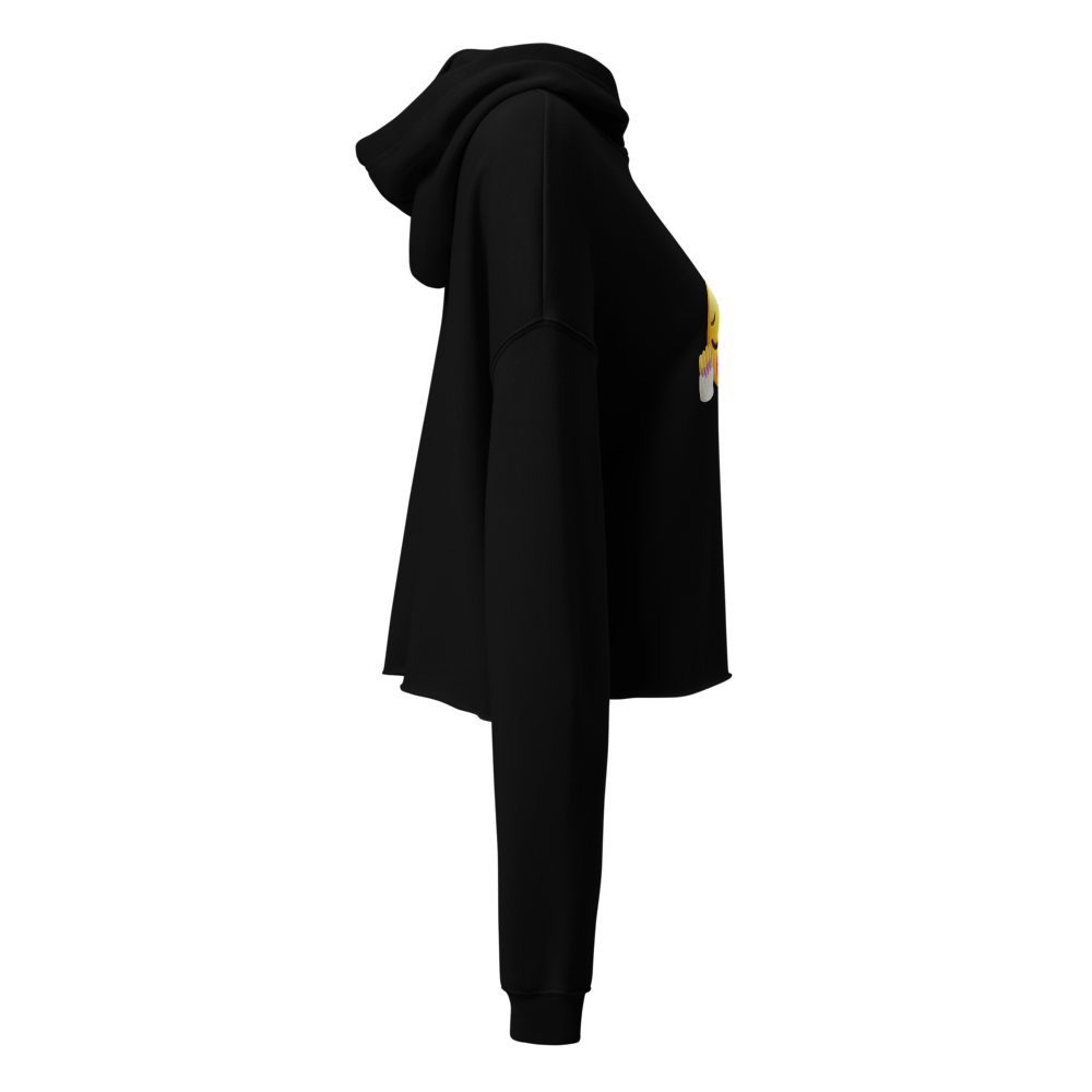 Trendy Girly Emoji Cropped Hoodie thumbnail 3