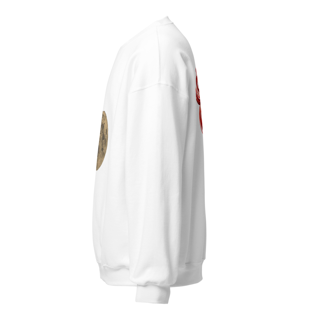 Gildan 18000 Full Moon Graphic Crewneck Sweatshirt thumbnail 2