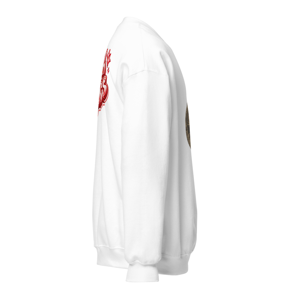 Gildan 18000 Full Moon Graphic Crewneck Sweatshirt thumbnail 3