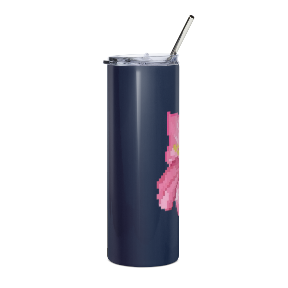 Floral Print Stainless Steel Insulated Tumbler thumbnail 4
