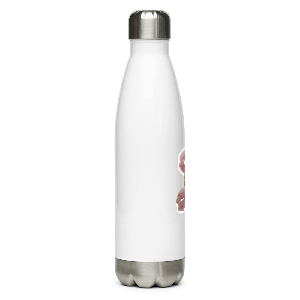 Floral Lip Print Stainless Steel Water Bottle thumbnail 2