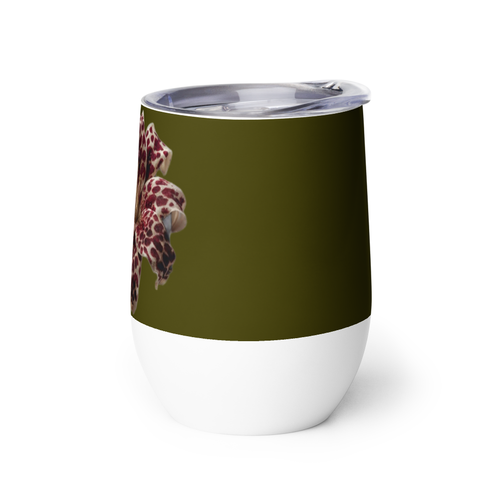 Leopard Lily Wine Tumbler thumbnail 3