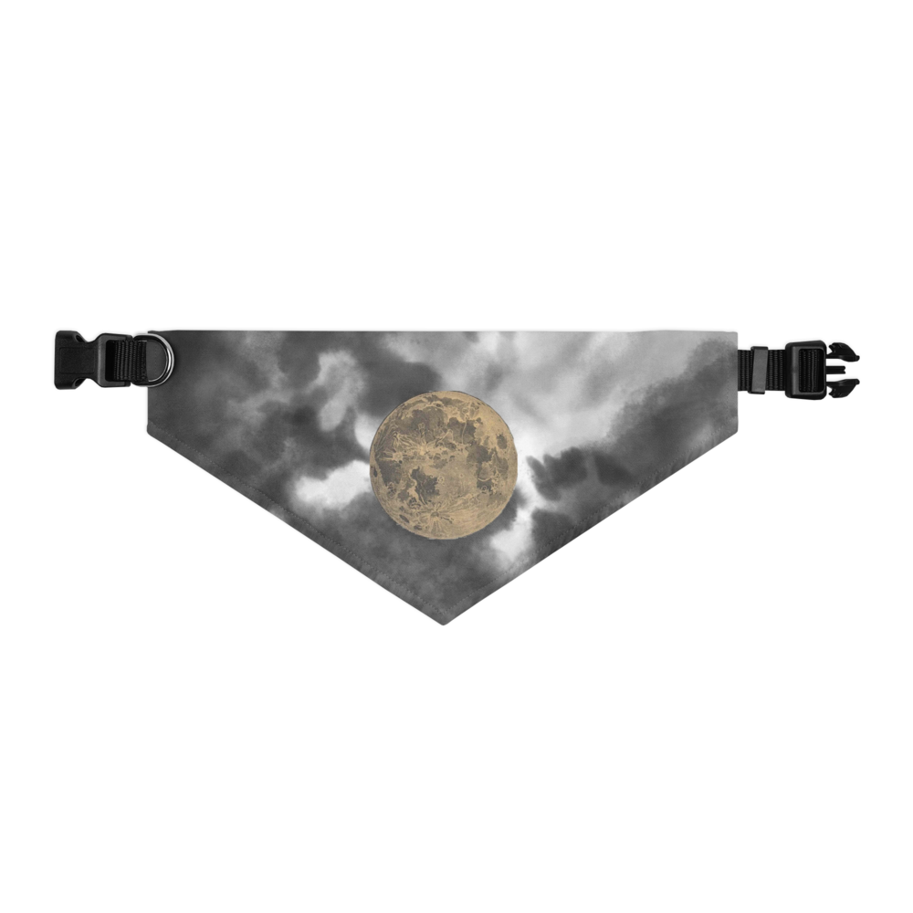 Full Moon Clouds Pet Bandana Accessory thumbnail 4