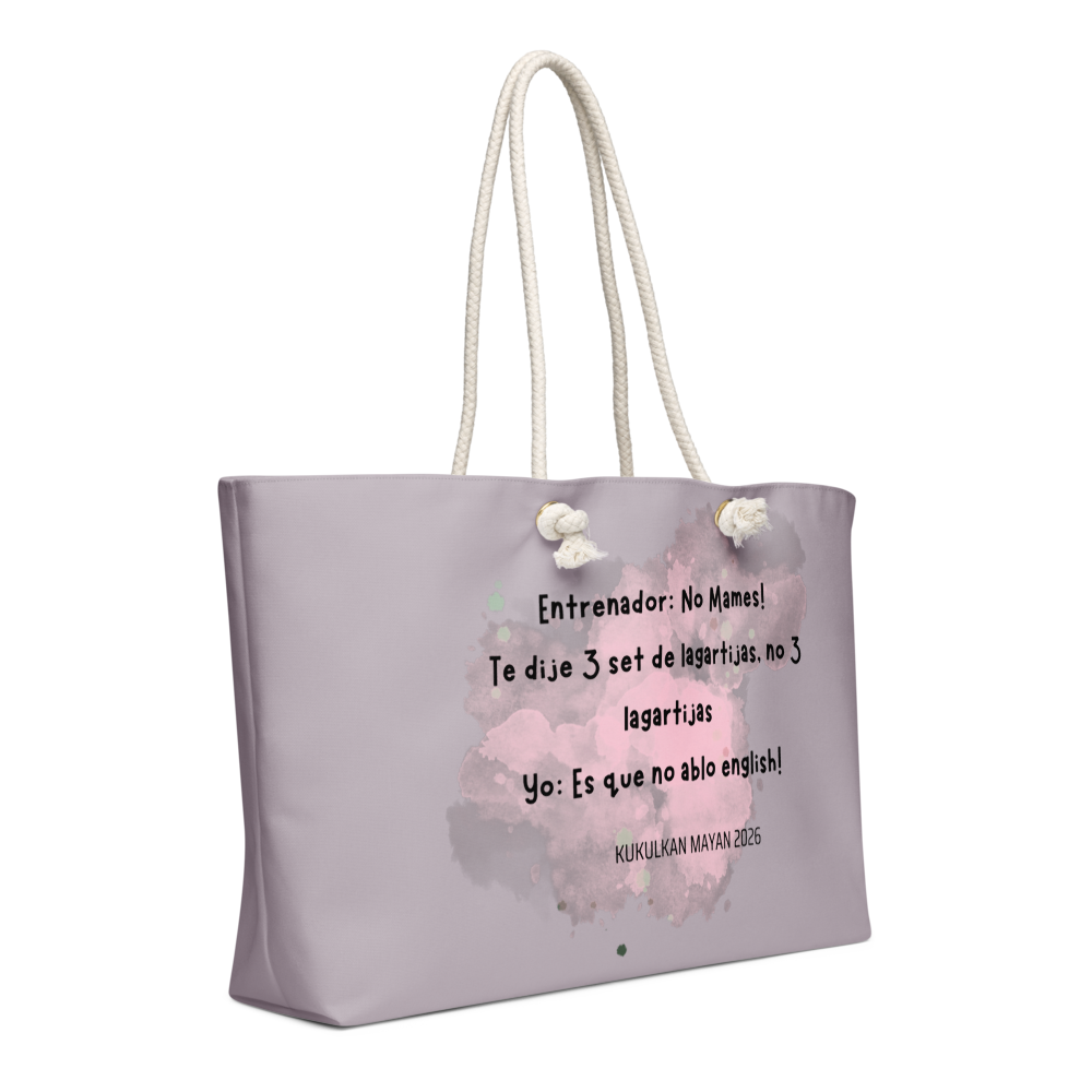 Kukulkan Weekender Bag: Gray-Pink-S thumbnail 3