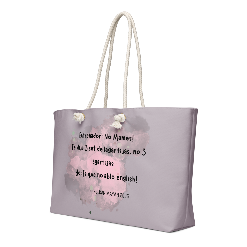 Kukulkan Weekender Bag: Gray-Pink-S thumbnail 2