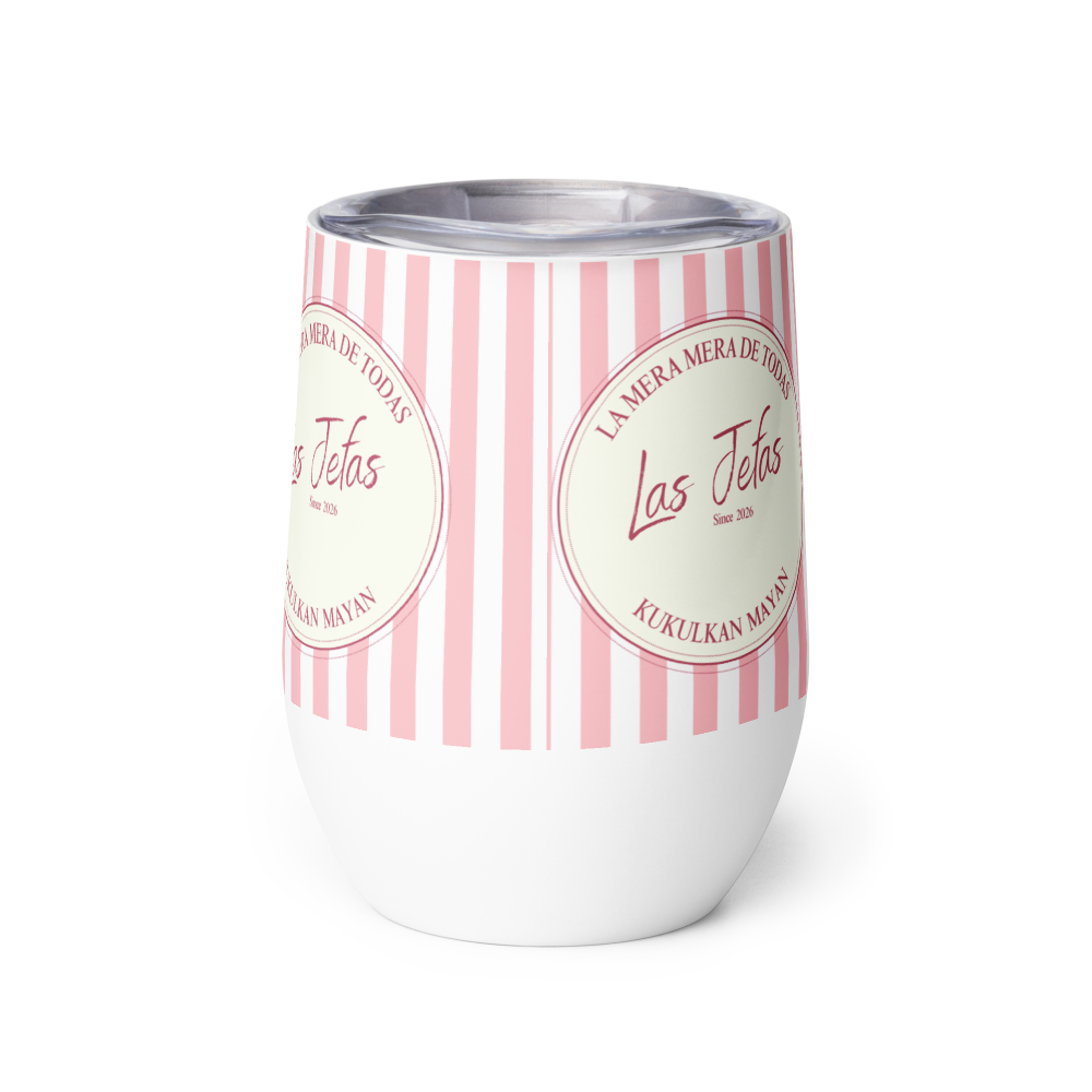 Kukulkan Wine Tumbler: Pink thumbnail 2