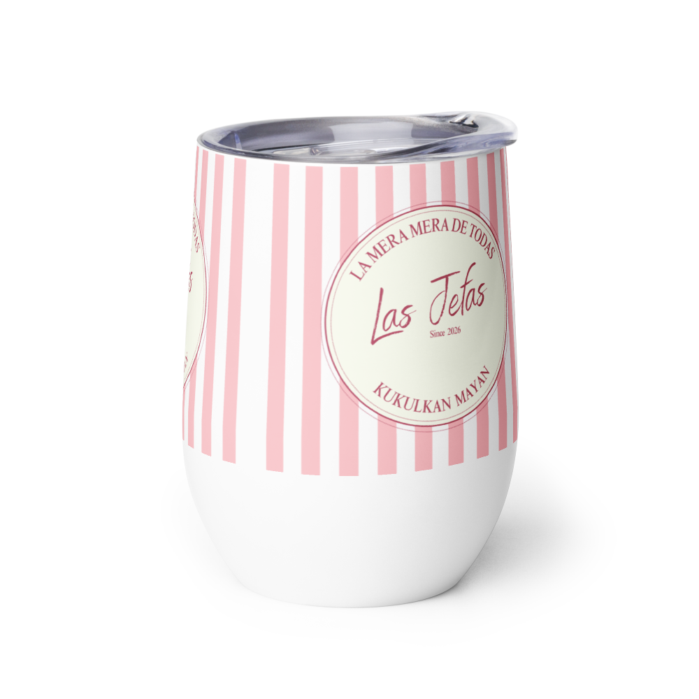 Kukulkan Wine Tumbler: Pink thumbnail 3
