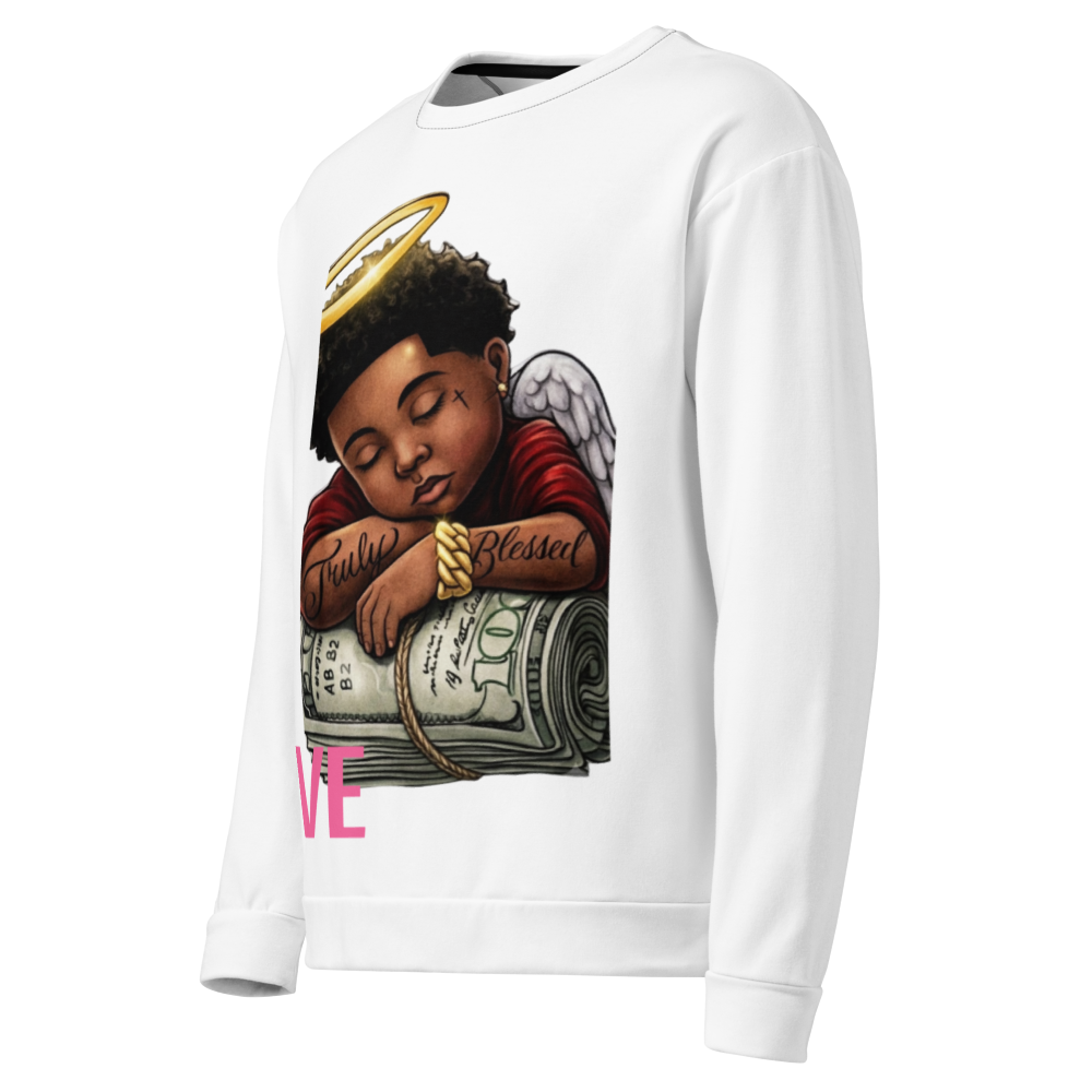 Truly Blessed Angel Sticker | Money & Halo Aesthet thumbnail 3
