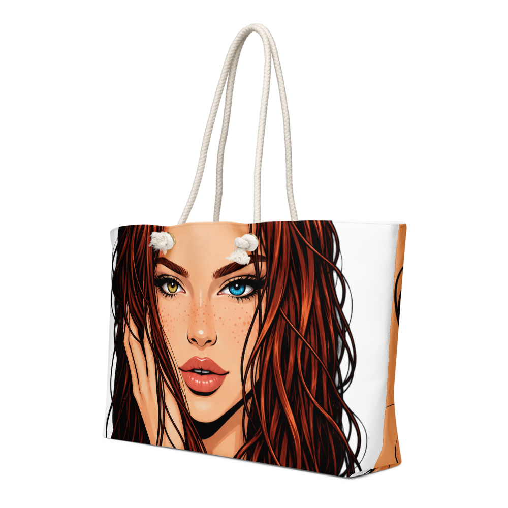 Freckled Redhead Girl Sticker | Stunning Heterochr thumbnail 2