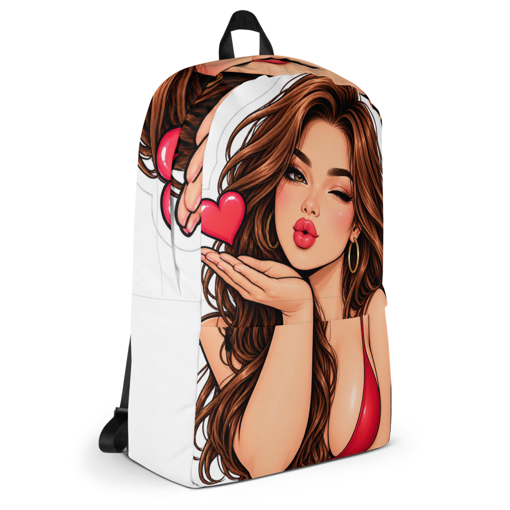 Glamorous Girl Blowing a Kiss Sticker | Flirty Bea thumbnail 3