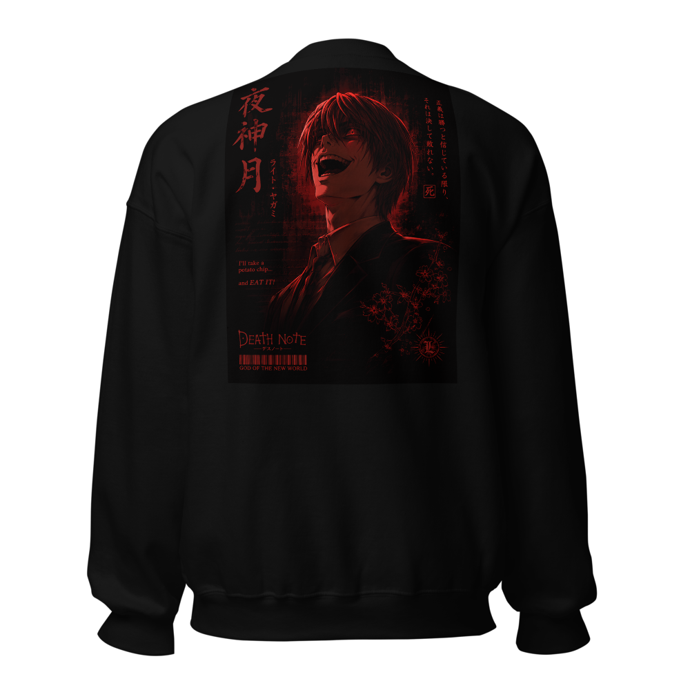 Unisex Crew Neck Sweatshirt - Light Yagami Edition thumbnail 2