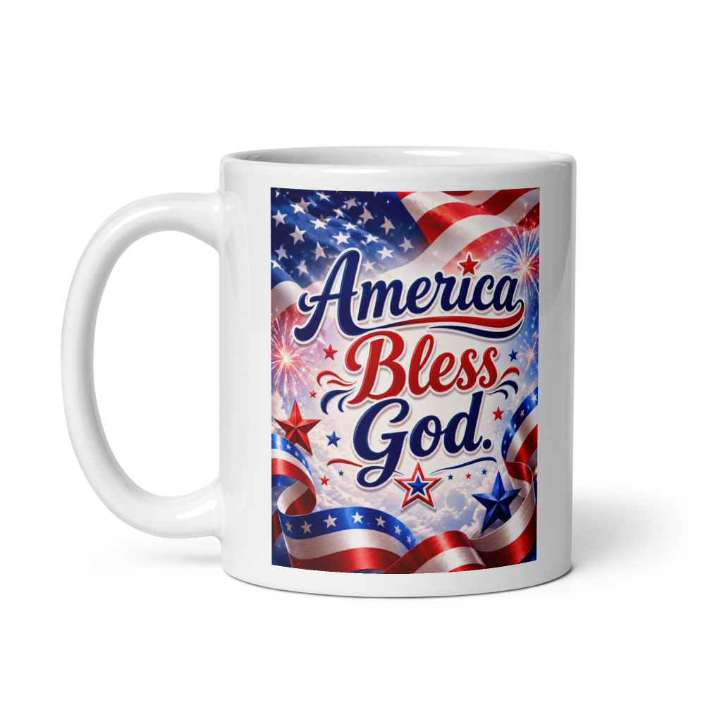 America Bless God Mug thumbnail 2