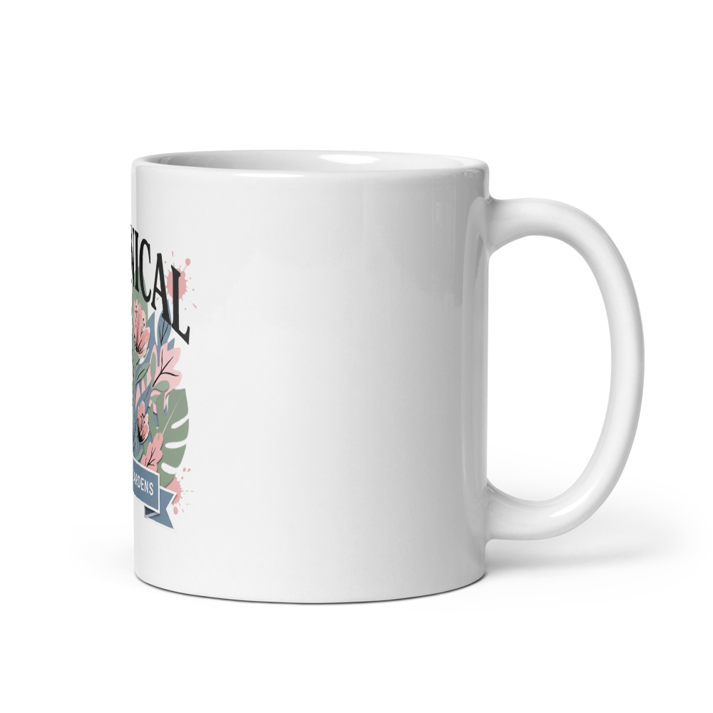 Serenity Gardens Floral Art Ceramic Mug thumbnail 2