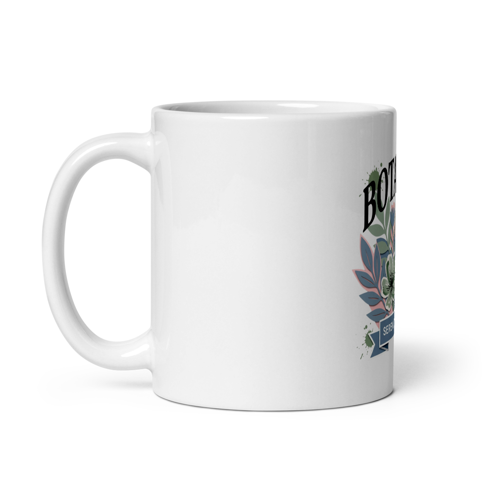 Serenity Gardens Floral Art Ceramic Mug thumbnail 3