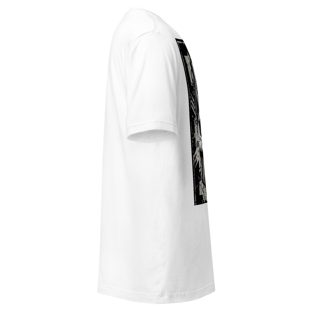 Men's Skull Graphic White T-Shirt thumbnail 4