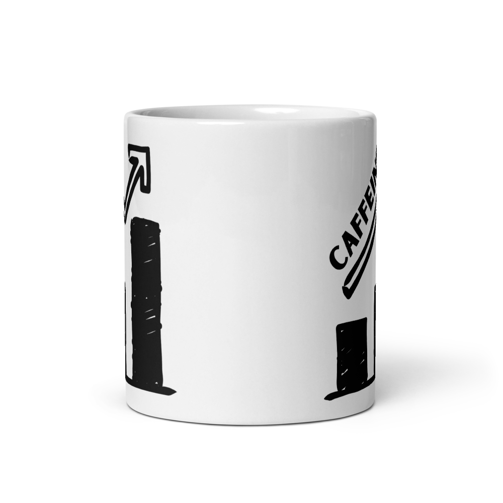Caffeine Spike White Mug thumbnail 2