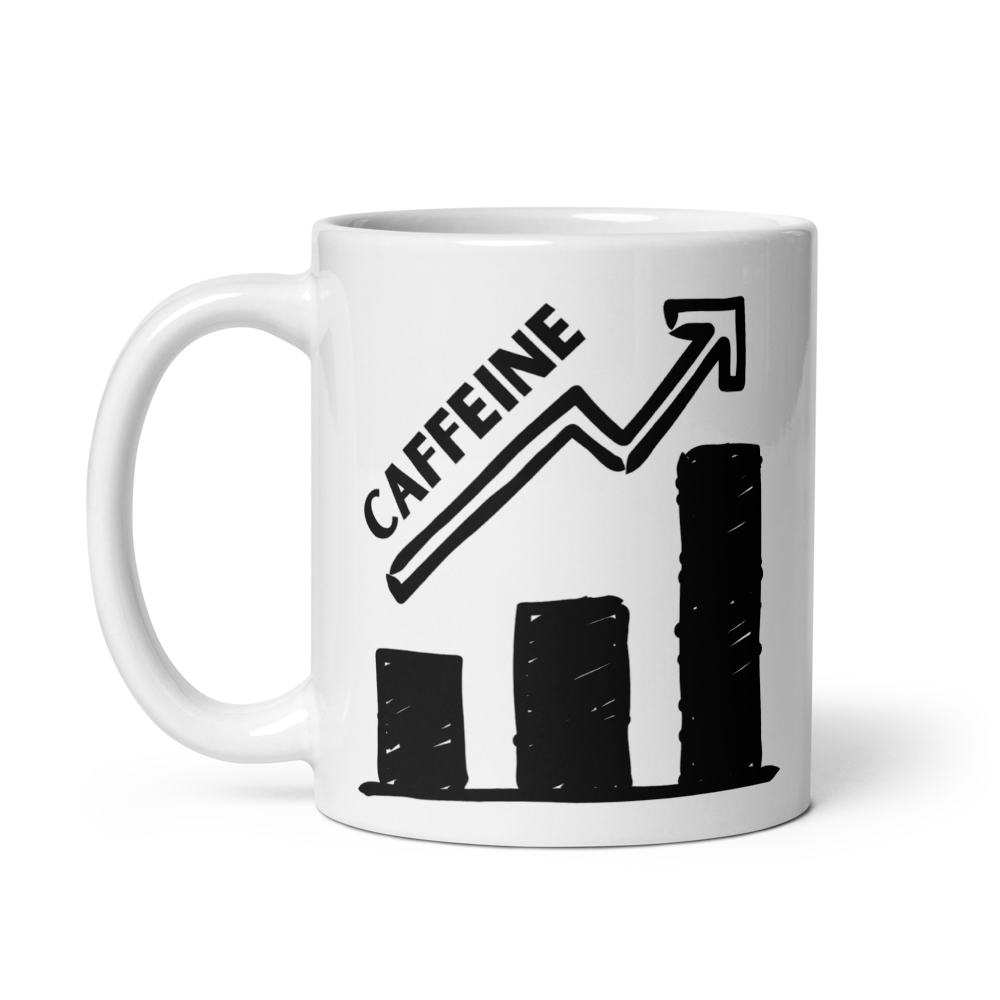 Caffeine Spike White Mug thumbnail 3