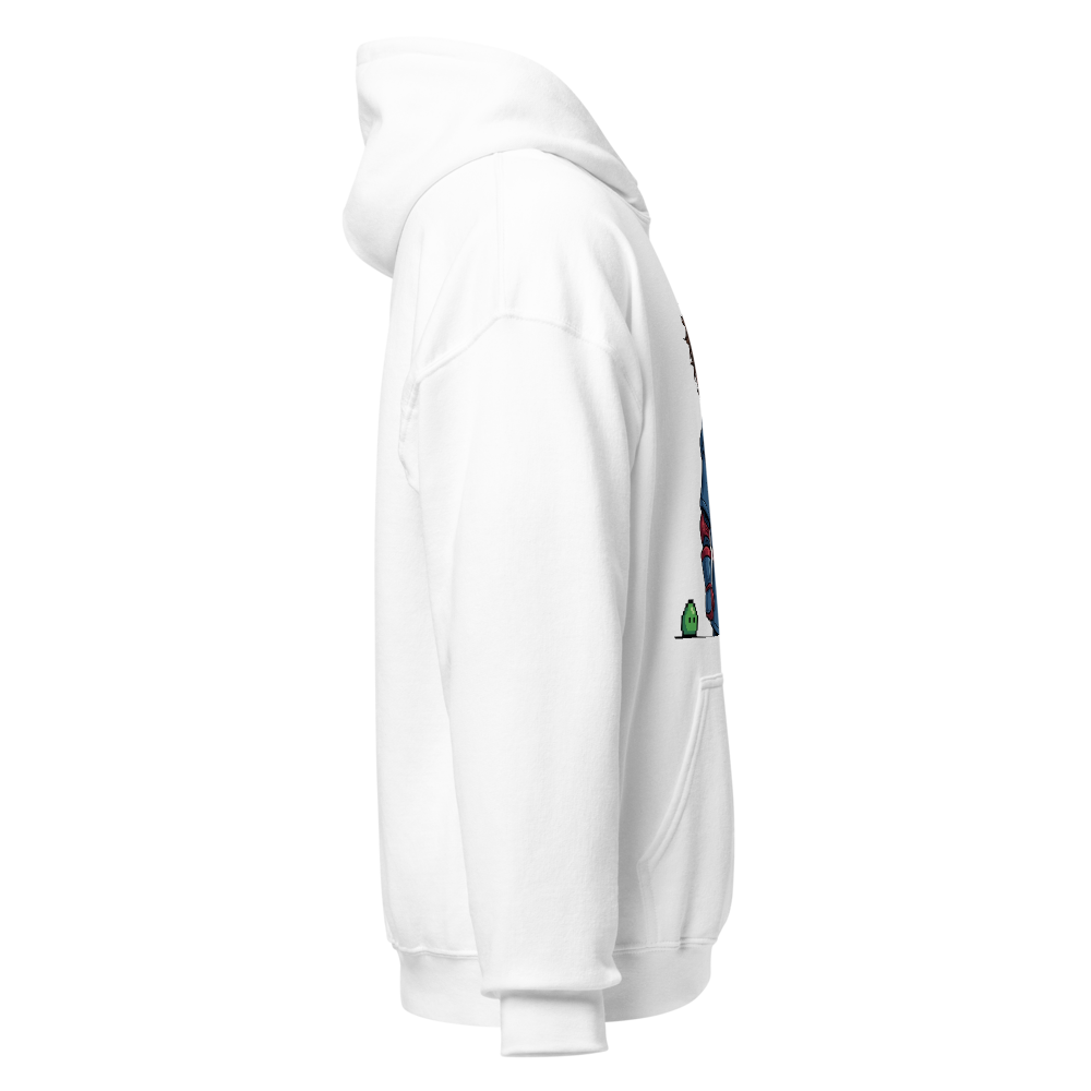 Anime Hero Unisex Heavy Blend hoodie thumbnail 4