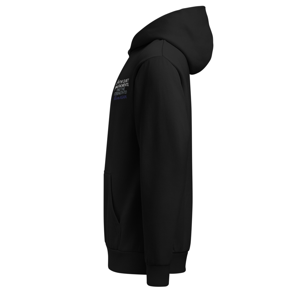 Quiet Moments Inspirational Embroidered Hoodie thumbnail 3