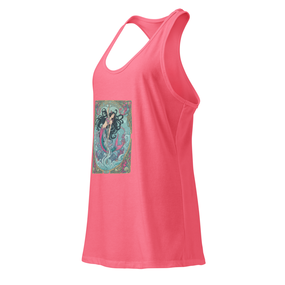 "The Siren" card - racerback tank top thumbnail 3