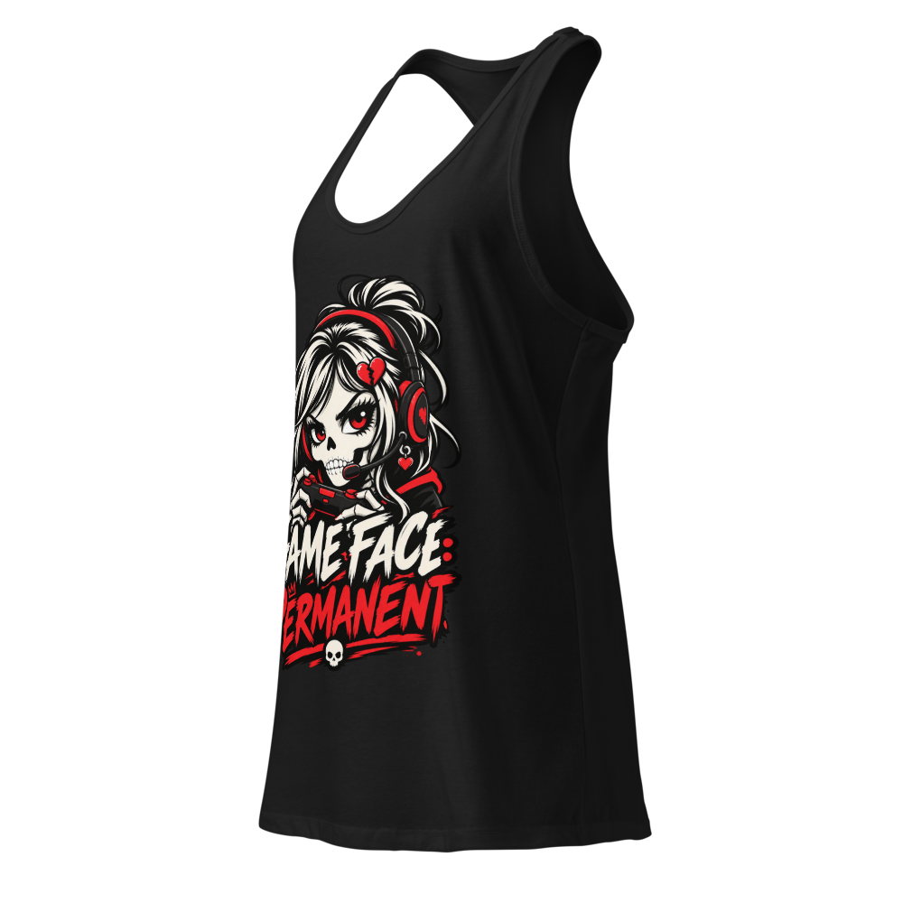 Game Face Permanent Women's Gamer Tank Top thumbnail 3