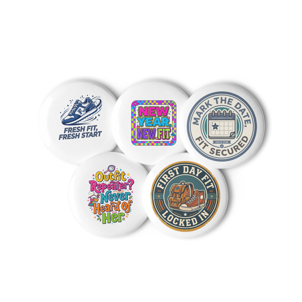 First Day Fits Pin Pack — Set of 5 thumbnail 4