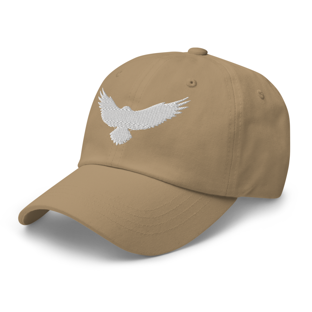Eagle Classic Dad Hat - Khaki Cotton Baseball Cap thumbnail 5