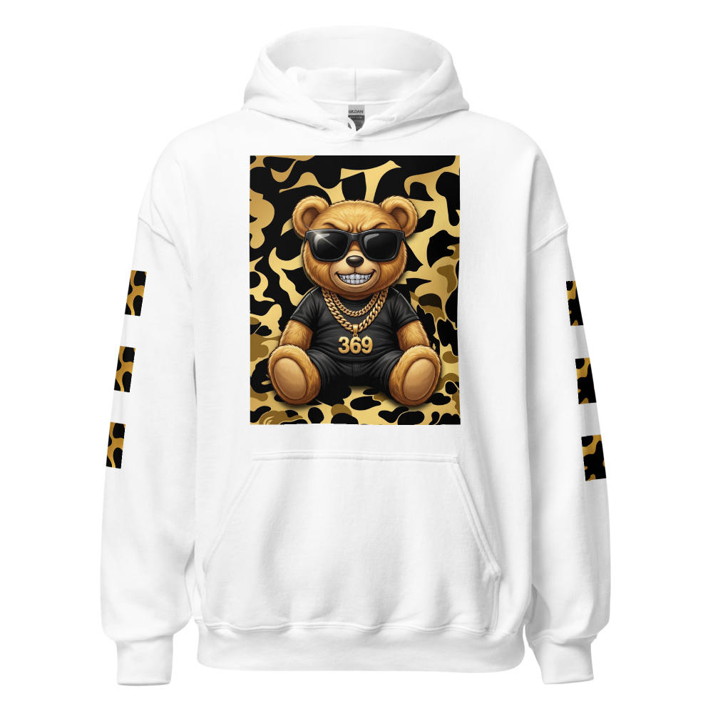 369 Gold Camo Bear - Unisex Heavy Blend Hoodie