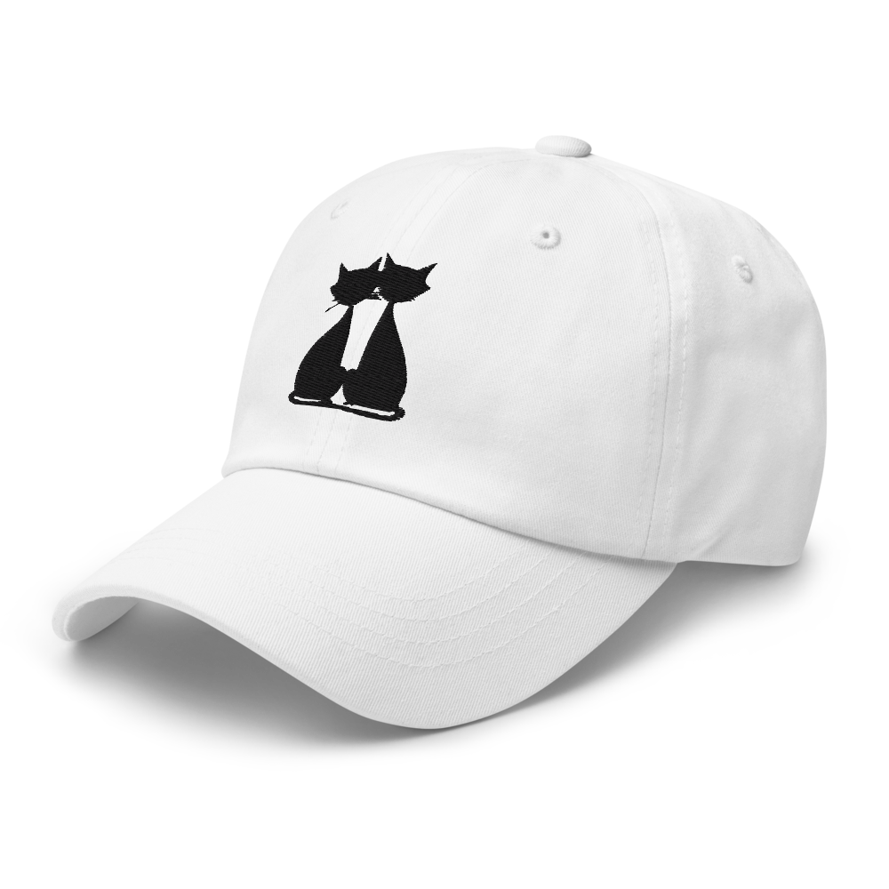 Elegant Black Cats | Cute Cat Lover hat thumbnail 5