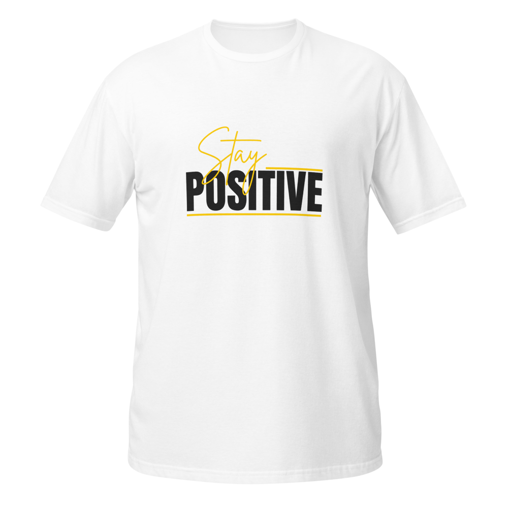 Stay Positive Aesthetic Motivational T-Shirt thumbnail 3