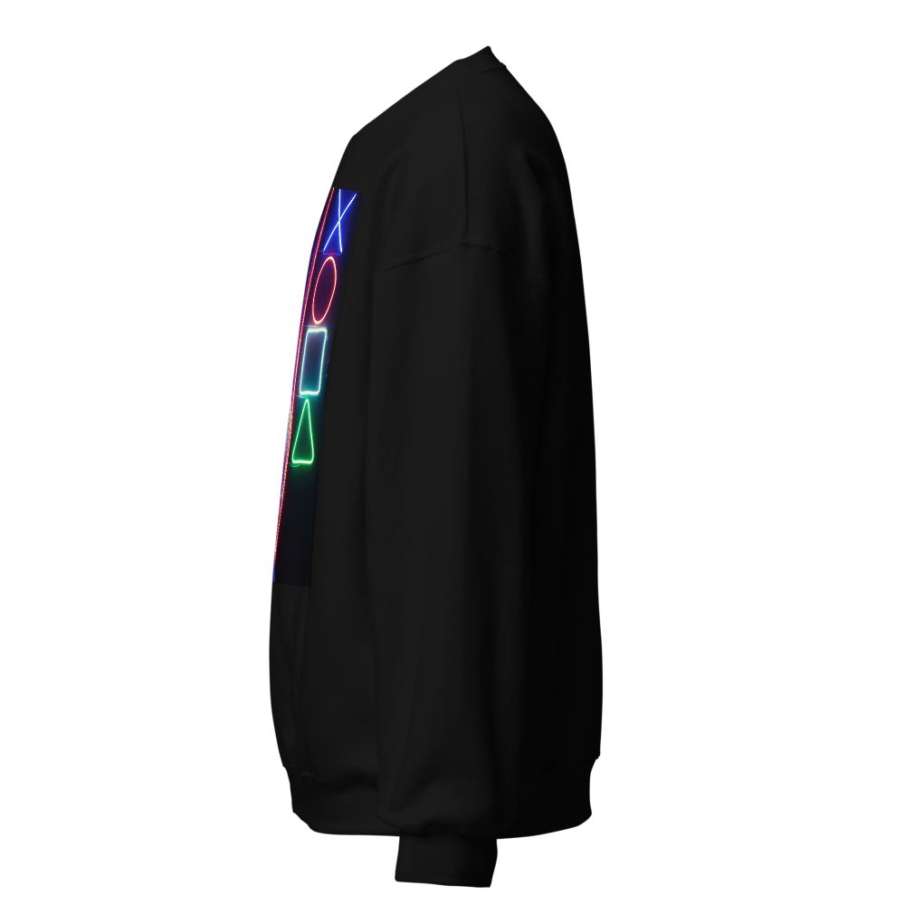 Cyberpunk Neon Gaming Sweatshirt thumbnail 3