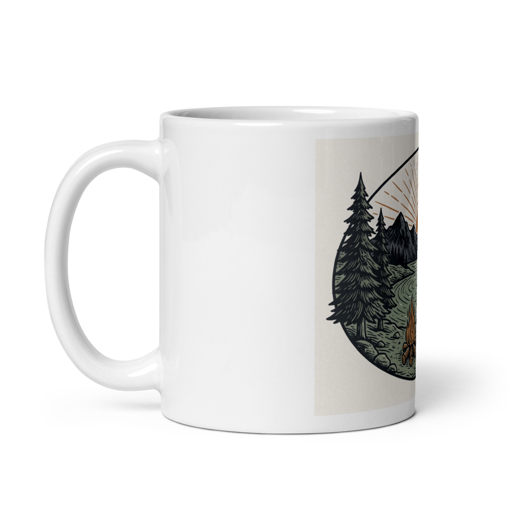 Personalized White Glossy Coffee Mug 11oz thumbnail 2